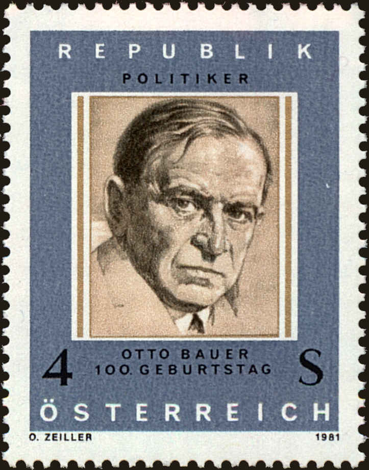 Front view of Austria 1186 collectors stamp