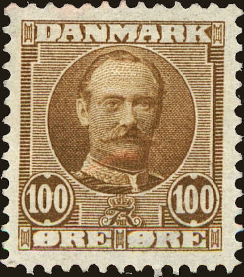 Front view of Denmark 78 collectors stamp