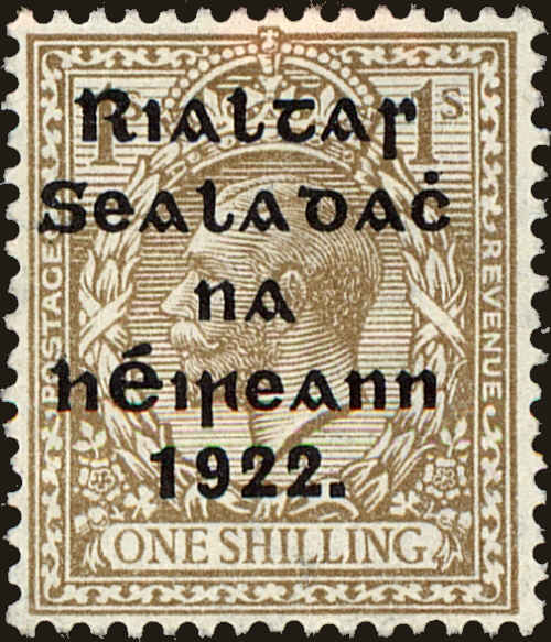Front view of Ireland 43 collectors stamp