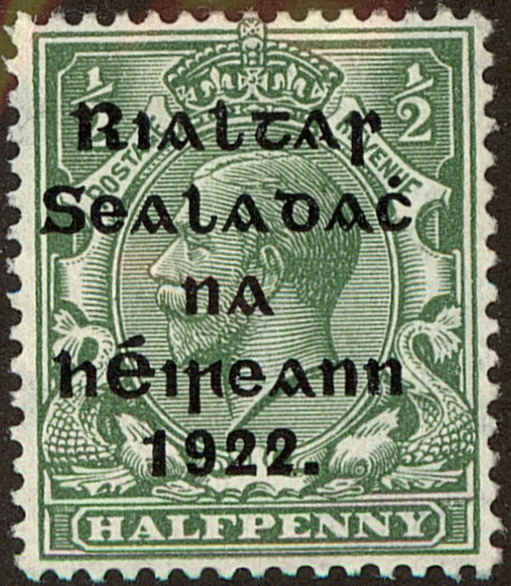 Front view of Ireland 19 collectors stamp