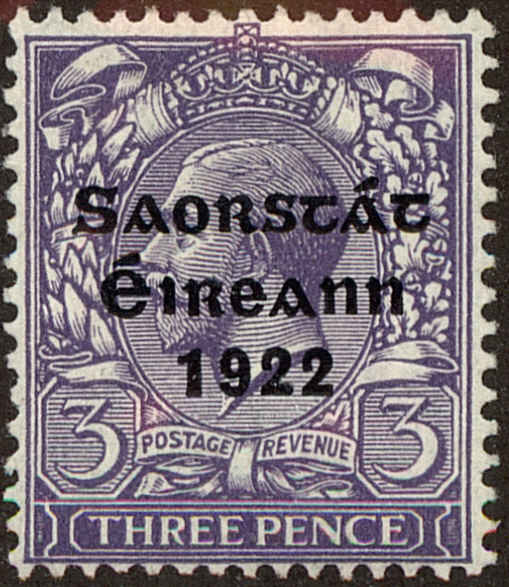 Front view of Ireland 49 collectors stamp