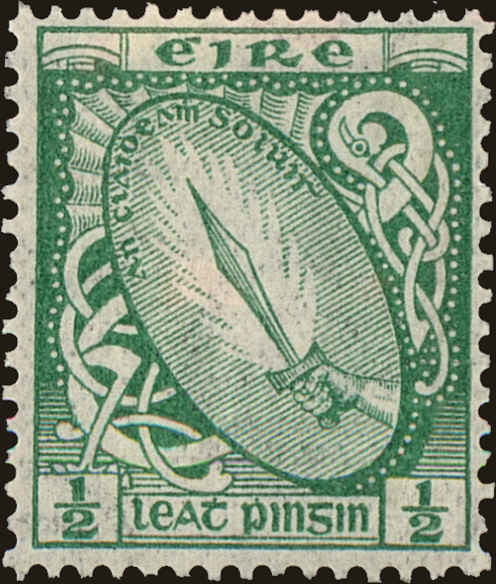 Front view of Ireland 65 collectors stamp