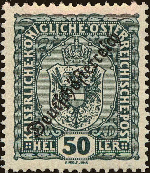 Front view of Austria 191 collectors stamp