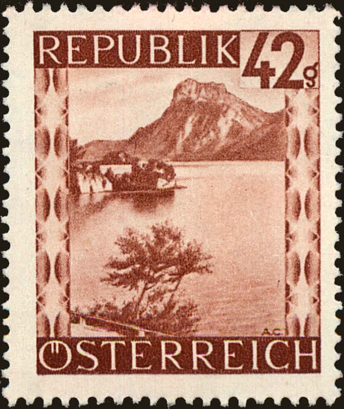 Front view of Austria 471 collectors stamp