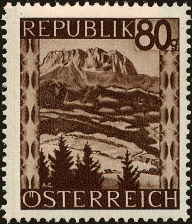 Front view of Austria 476 collectors stamp