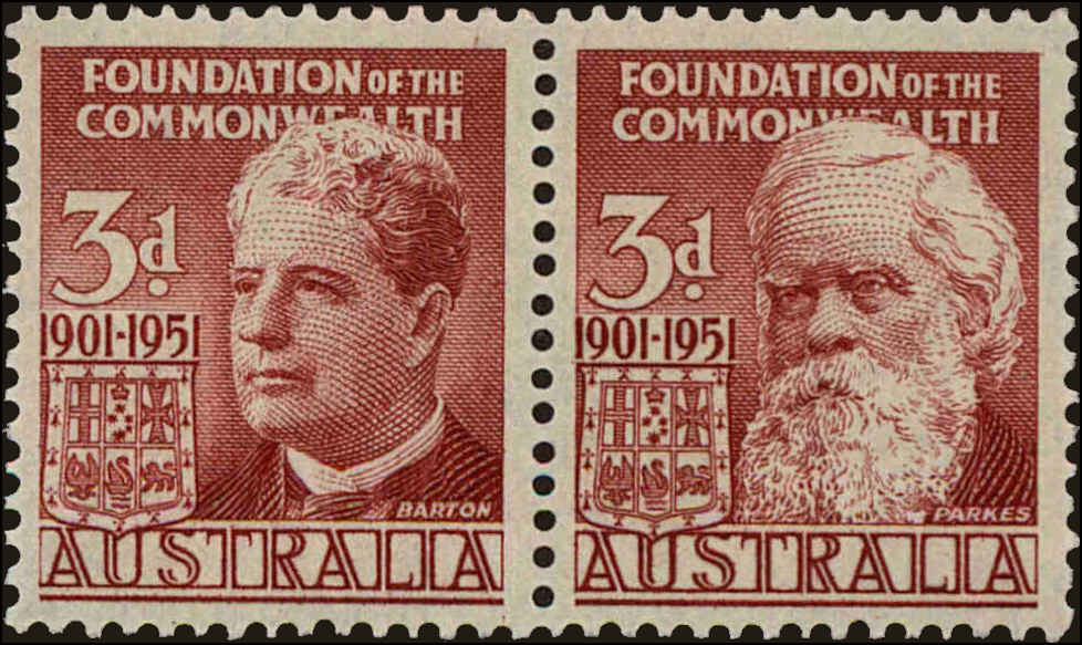 Front view of Australia 241a collectors stamp