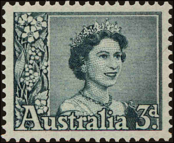 Front view of Australia 316 collectors stamp