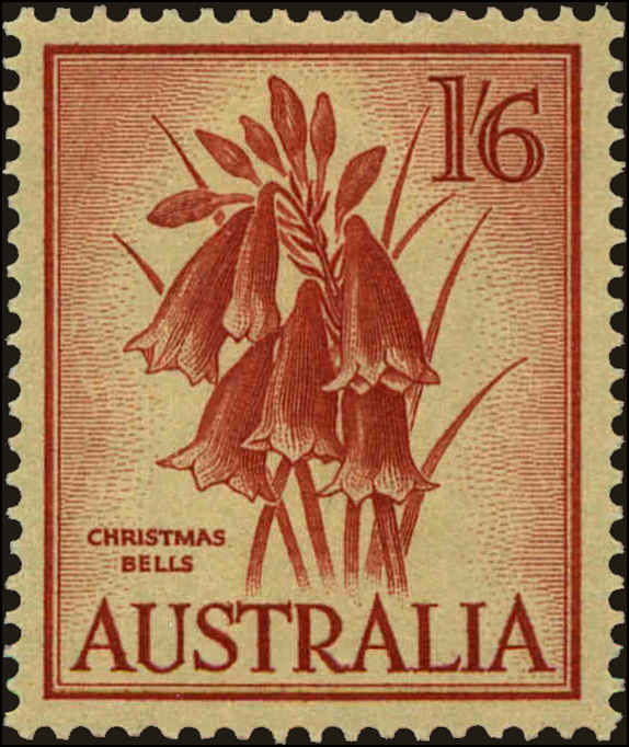 Front view of Australia 326 collectors stamp