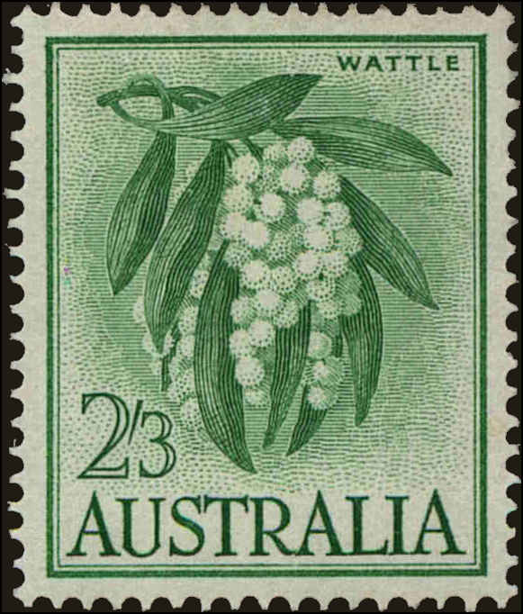 Front view of Australia 328A collectors stamp