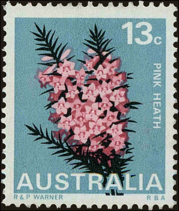 Front view of Australia 435 collectors stamp