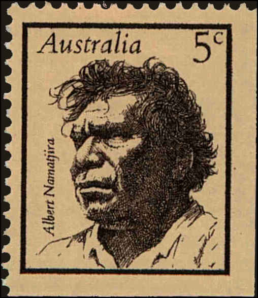 Front view of Australia 448 collectors stamp