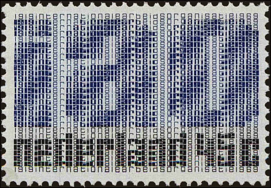 Front view of Netherlands 459 collectors stamp