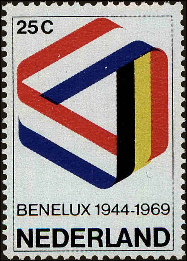 Front view of Netherlands 477 collectors stamp