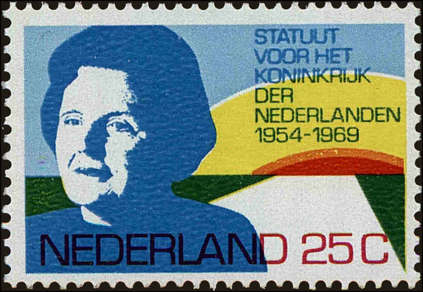 Front view of Netherlands 479 collectors stamp