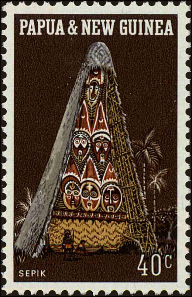 Front view of Australia 322 collectors stamp