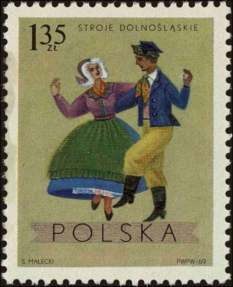 Front view of Polish Republic 1688 collectors stamp