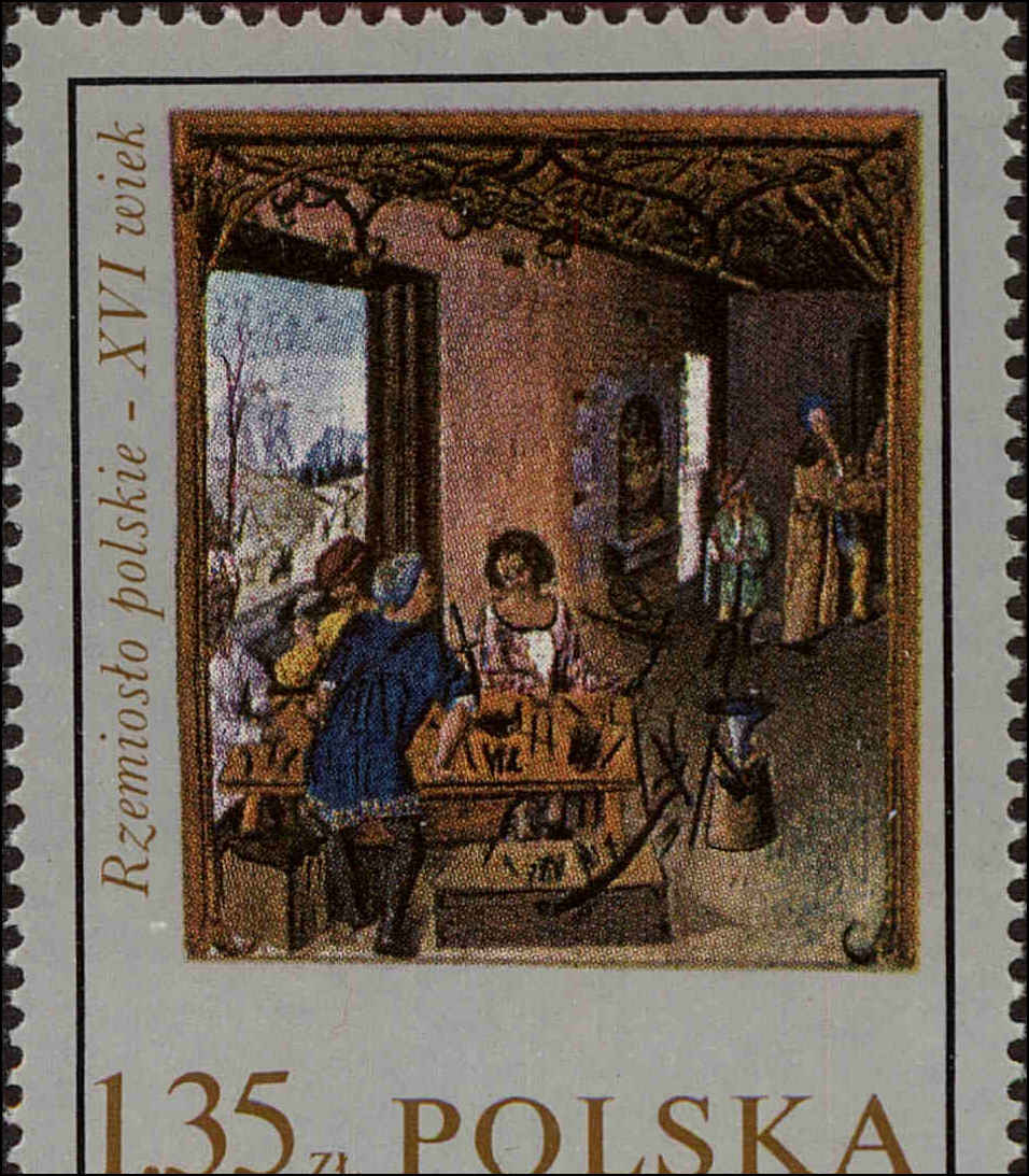 Front view of Polish Republic 1699 collectors stamp