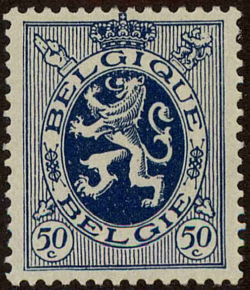 Front view of Belgium 207 collectors stamp
