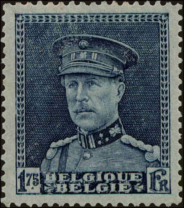 Front view of Belgium 231 collectors stamp