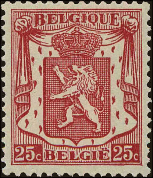 Front view of Belgium 270 collectors stamp