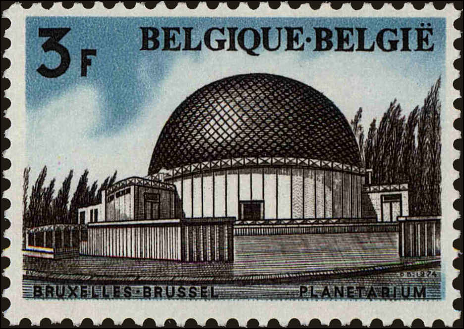 Front view of Belgium 871 collectors stamp
