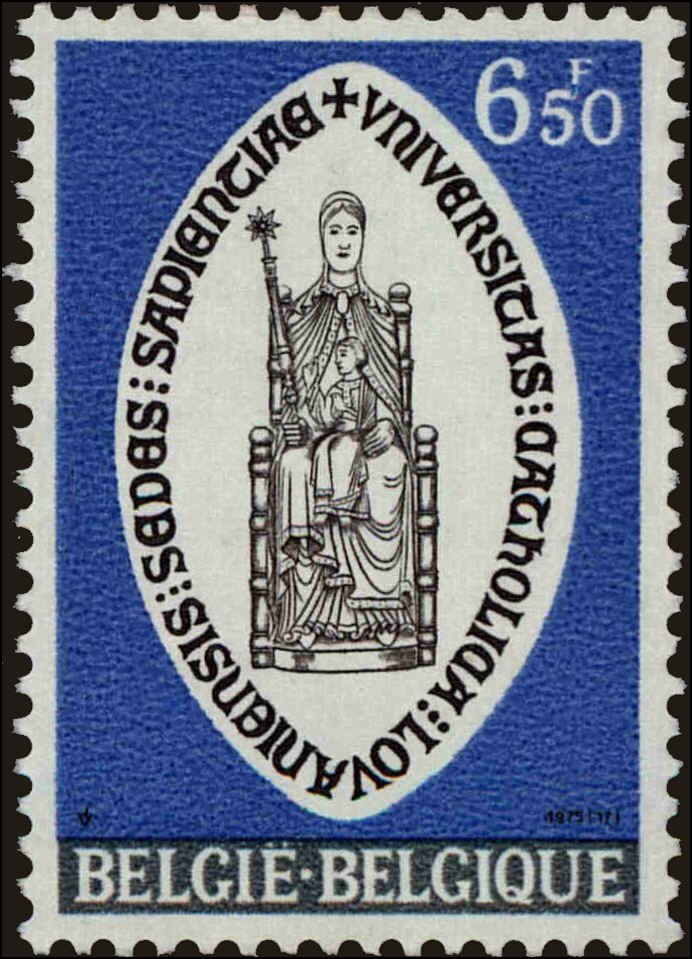 Front view of Belgium 939 collectors stamp