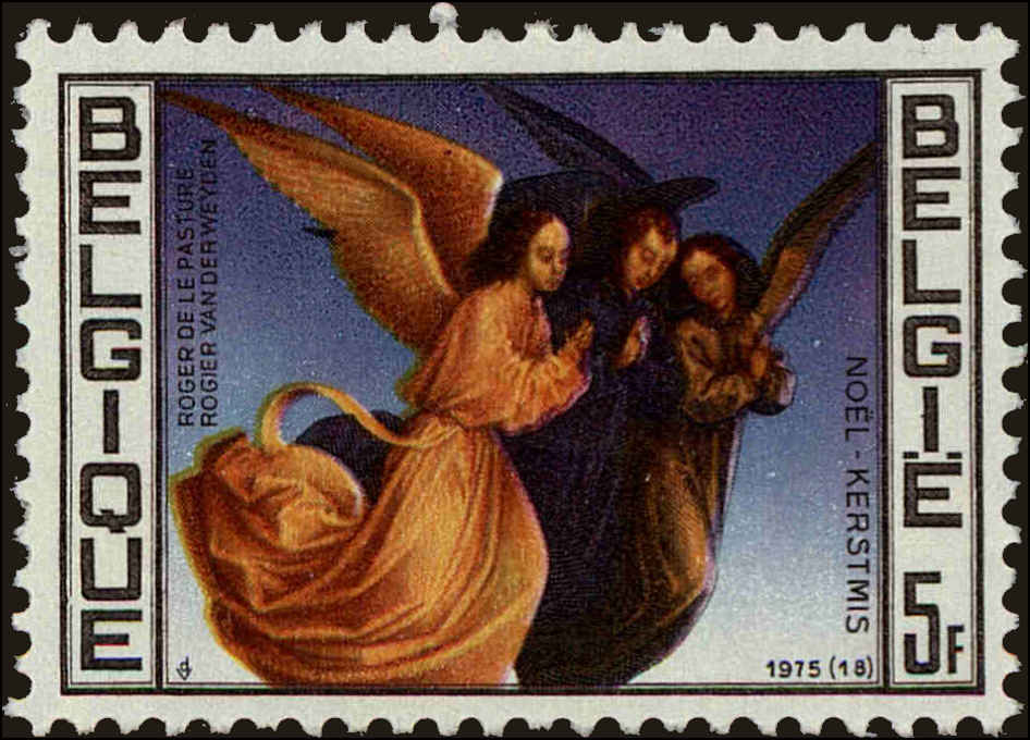 Front view of Belgium 940 collectors stamp