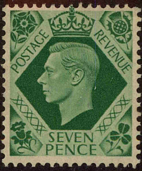 Front view of Great Britain 244 collectors stamp