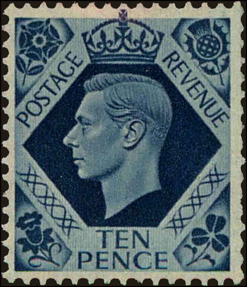 Front view of Great Britain 247 collectors stamp