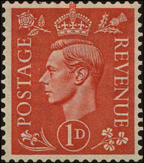 Front view of Great Britain 259 collectors stamp