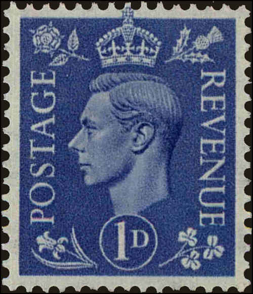 Front view of Great Britain 281 collectors stamp