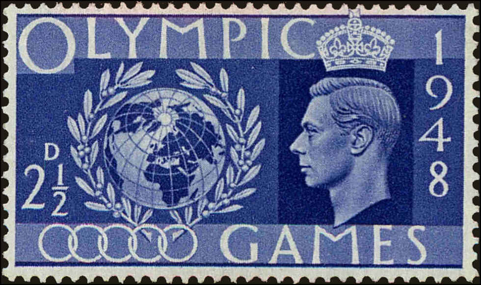 Front view of Great Britain 271 collectors stamp