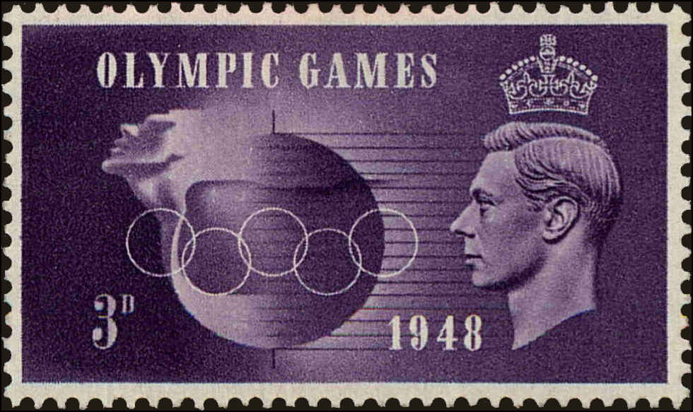 Front view of Great Britain 272 collectors stamp