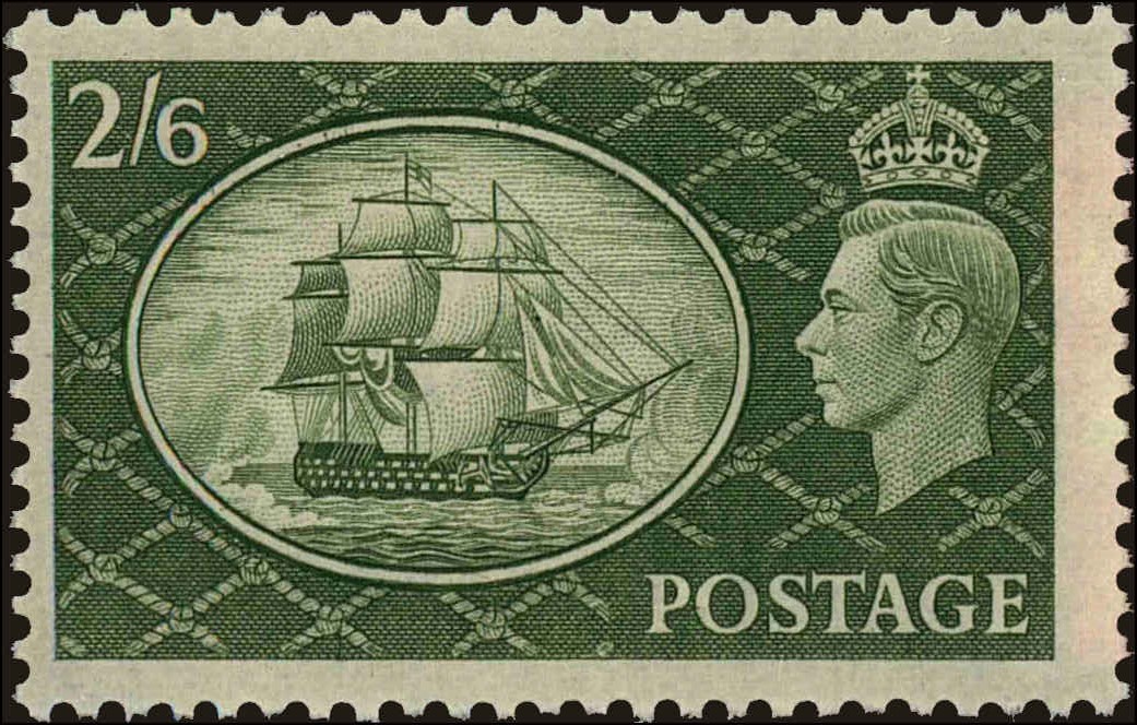 Front view of Great Britain 286 collectors stamp