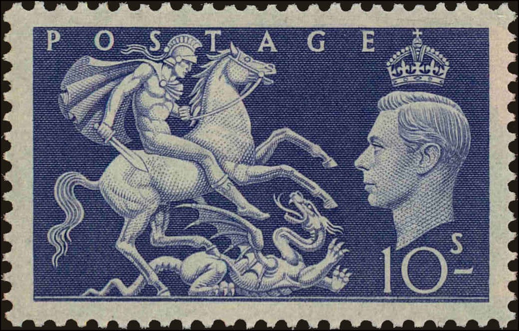 Front view of Great Britain 288 collectors stamp