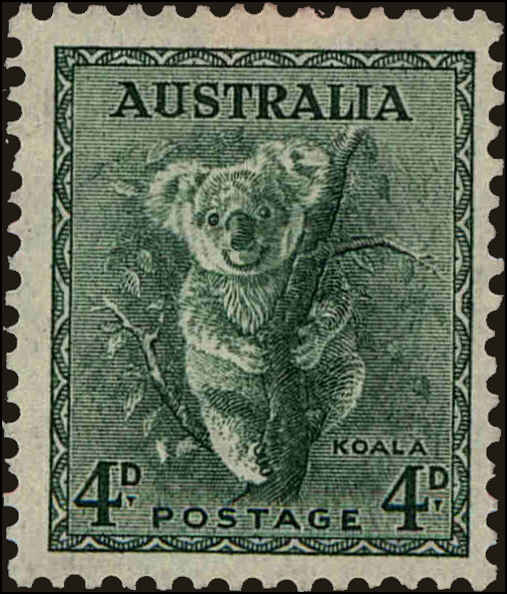 Front view of Australia 171a collectors stamp