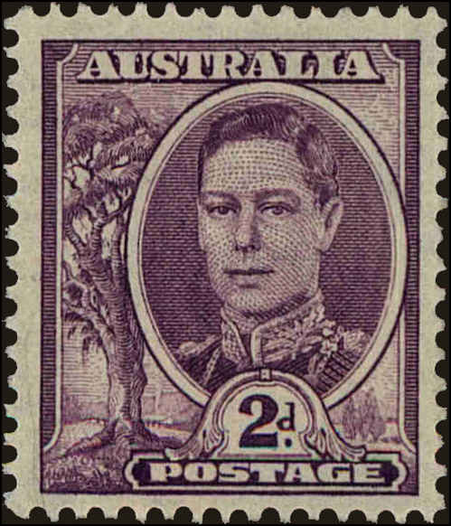 Front view of Australia 193 collectors stamp