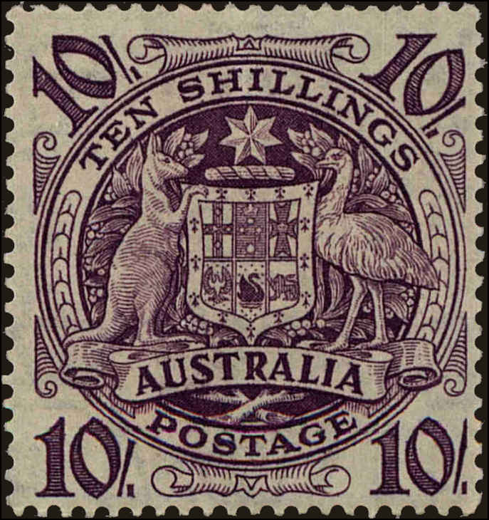 Front view of Australia 219 collectors stamp