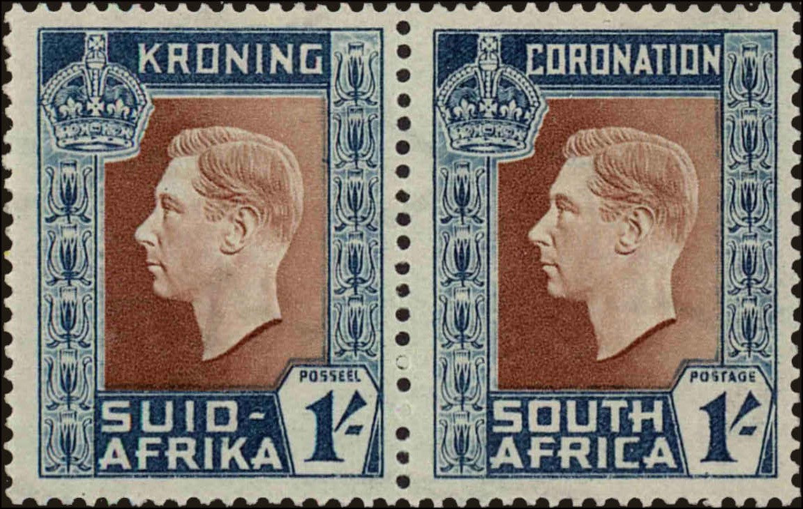 Front view of South Africa 78 collectors stamp