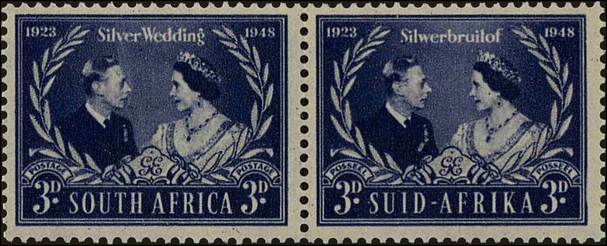 Front view of South Africa 106 collectors stamp