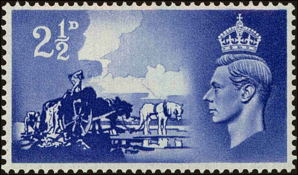 Front view of Great Britain 270 collectors stamp