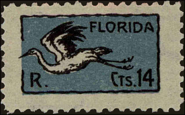 Front view of Uruguay C8 collectors stamp