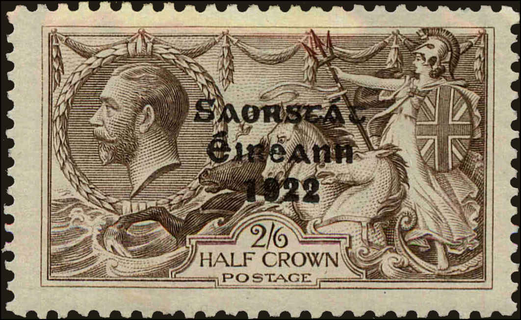 Front view of Ireland 77b collectors stamp