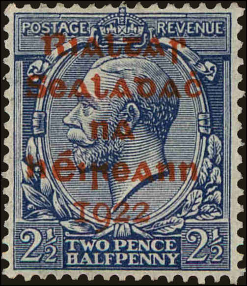 Front view of Ireland 9 collectors stamp