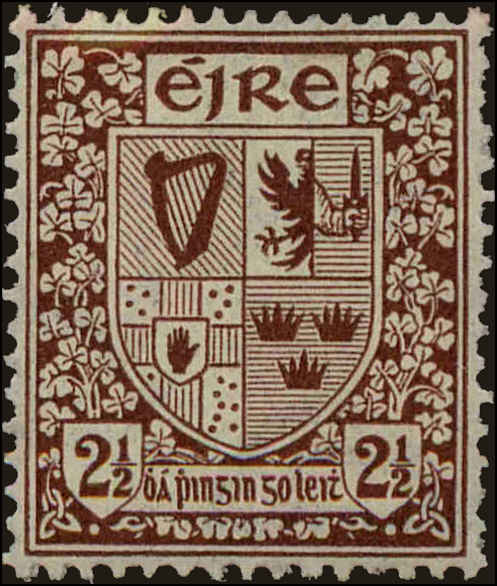 Front view of Ireland 69 collectors stamp