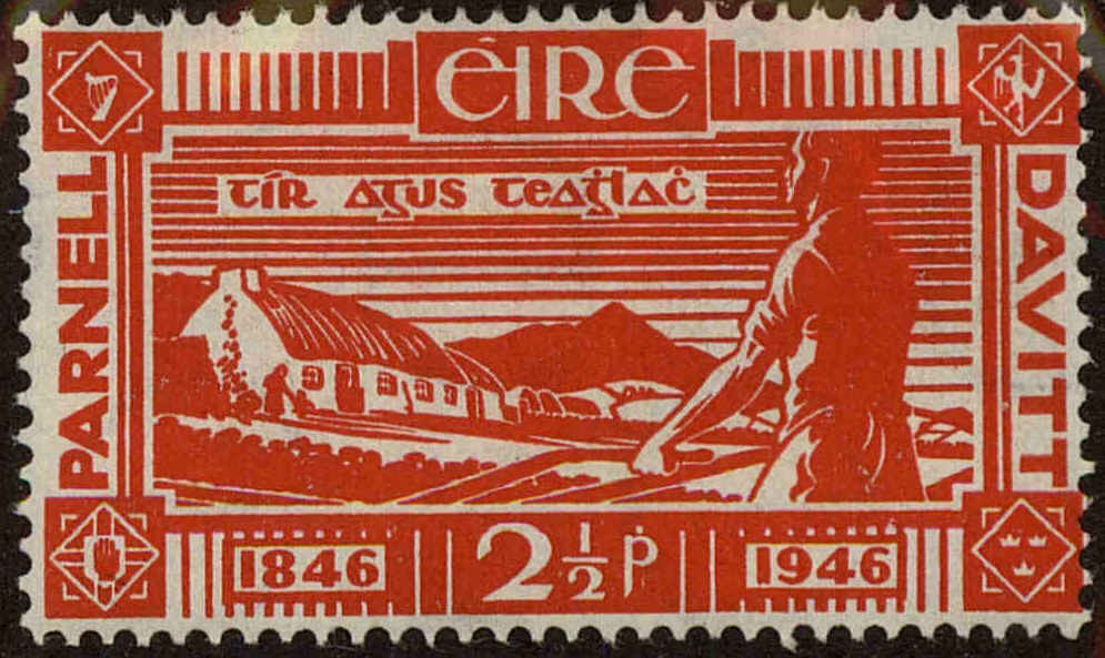 Front view of Ireland 133 collectors stamp