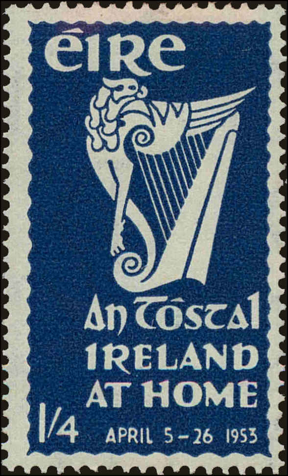 Front view of Ireland 148 collectors stamp