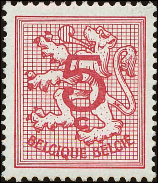 Front view of Belgium 406 collectors stamp
