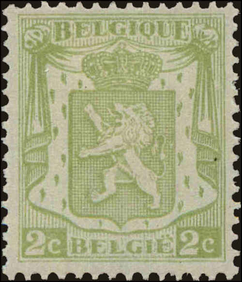 Front view of Belgium 265 collectors stamp
