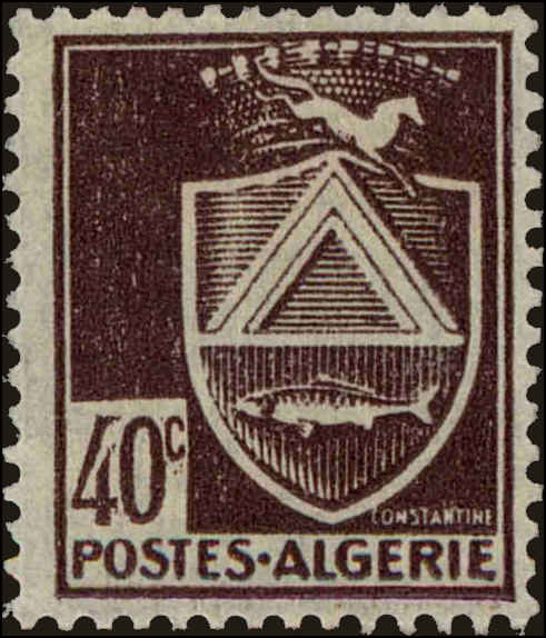Front view of Algeria 149 collectors stamp